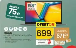 Eroski Asus - portatil 15,6 f1504va-bq226w oferta