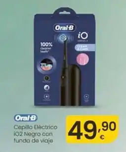 Eroski Oral b - cepillo electrico ¡02 negro con funda de viaje oferta