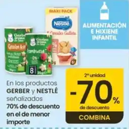 Eroski Gerber y Nestlé oferta