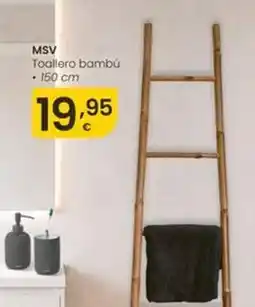 Eroski Msv - toallero bambu oferta