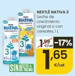 Eroski Nestlé Nativa 3 oferta