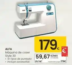 Eroski Alfa - maquina de coser style 30 oferta