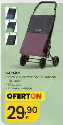 Eroski Garmol - carro de la compra 4 ruedas oferta