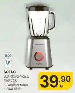 Eroski Solac - batidora vaso bv5728 oferta