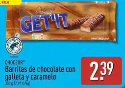 ALDI Choceur - barritas de chocolate con galleta y caramelo oferta