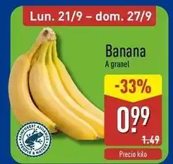 ALDI Banana oferta