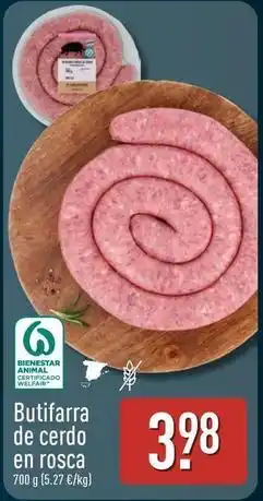 ALDI Butifarra de cerdo en rosca oferta