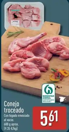 ALDI Conejo troceado oferta