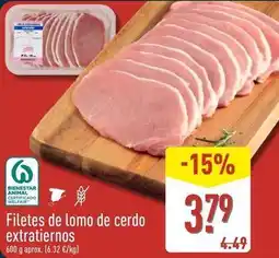 ALDI Filetes de lomo de cerdo extratiernos oferta