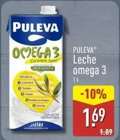 ALDI Puleva - leche omega 3 oferta
