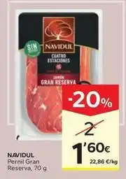 Caprabo Navidul - pernil gran reserva oferta