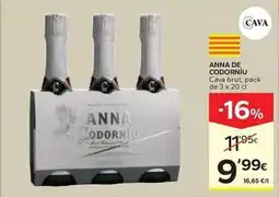Caprabo Anna de codorníu - cava brut oferta
