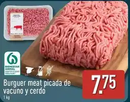 ALDI Burger meat picada de vacuno y cerdo oferta