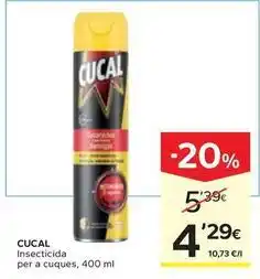 Caprabo Cucal - insecticida per a cuques oferta