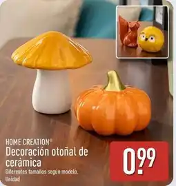 ALDI Home creation - decoracion otoñal de ceramica oferta