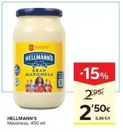 Caprabo Hellmann's - maionesa oferta