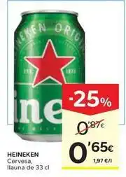 Caprabo Heineken - cervesa oferta