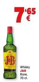 TOP Cash & Carry J&b - whisky rare oferta