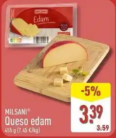 ALDI Milsani - queso edam oferta