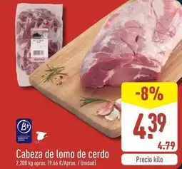 ALDI Cabeza de lomo de cerdo oferta