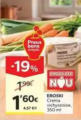 Caprabo Eroski - crema vichyssoise oferta
