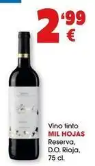 TOP Cash & Carry Vino tinto reserva, d.o. rioja oferta