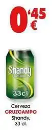 TOP Cash & Carry Cruzcampo - cerveza shandy oferta