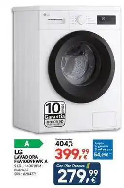Worten Lg - lavadora f440009nvw a oferta