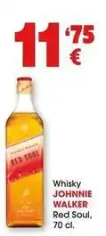 TOP Cash & Carry Johnnie walker - whisky red soul oferta