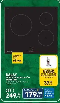 Worten Balay - placa de inducción seba6en oferta