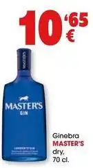 TOP Cash & Carry Master's gin - ginebra oferta