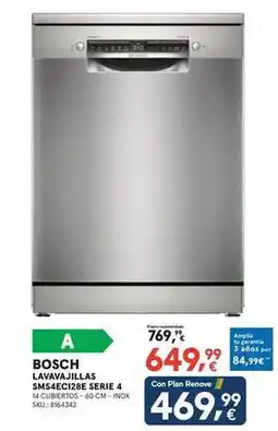 Worten Bosch - lavavajillas sms4e612ee serie 4 oferta