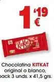 TOP Cash & Carry Nestlé - chocolatina original o blanco oferta