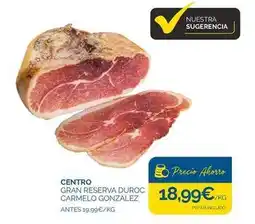 Cash Ecofamilia Duroc - centro gran reserva duroc carmelo gonzalez oferta