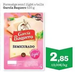 Sorli García baquero - formatge semi light a talls oferta
