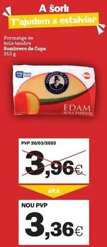 Sorli Edam - formatge de bola sensitive oferta