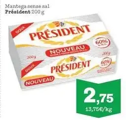 Sorli Président - mantega sense sal oferta