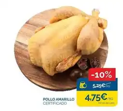 Cash Ecofamilia Pollo amarillo certificiado oferta