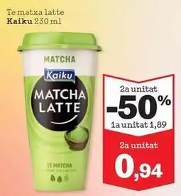 Sorli Kaiku - te matxa latte oferta