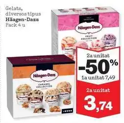 Sorli Häagen-dazs - gelats diversos tipus oferta