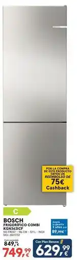 Worten Bosch - frigorifico combi kgn512c oferta