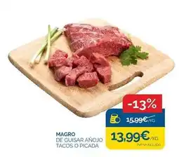 Cash Ecofamilia Magro de guisar anojo tacos o picada oferta