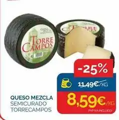 Cash Ecofamilia Torre campos - queso mezcla semicurado oferta