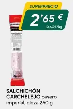 Masymas Carchelejo salchichón casero imperial oferta