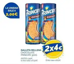 Cash Ecofamilia Príncipe - galleta rellena chocolate oferta