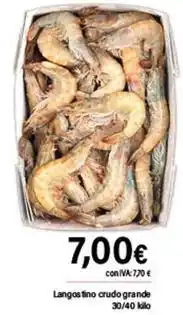 Cash Ifa Langostino crudo grande 30/40 kilo oferta