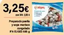 Cash Ifa Ifa eliges - preparado paella y sopa marisco congelado oferta