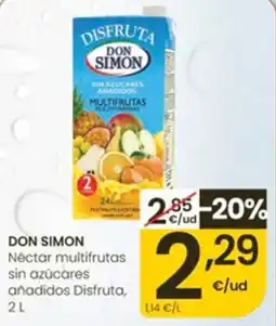 Eroski Don Simon nectar multifrutus sin azucares añadidos Disfruta oferta