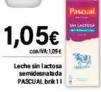 Cash Ifa Pascual - leche sin lactosa semidesnatada oferta