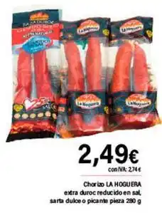 Cash Ifa La hoguera - chorizo oferta